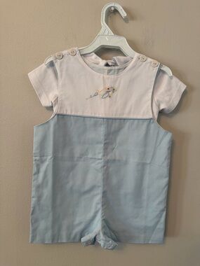 Remember Nguyen Light Blue & White Airplane Jon Jon